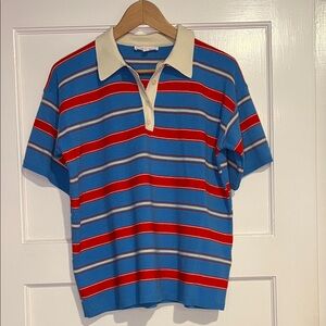 Vibrant Striped Kids Polo Shirt